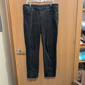 Gloria Vanderbilt Women's Dark Gray Straight Leg Jeans